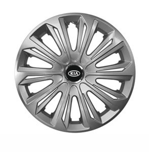 Set 4 capace roti Strong silver varnished R15 Compatibil Cu Kia
