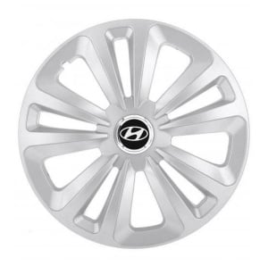 Set 4 Capace Roti Terra Gri R16, pentru Hyundai