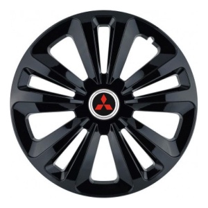 Set 4 Capace Roti Terra Negru R14, pentru Mitsubishi - Img 3
