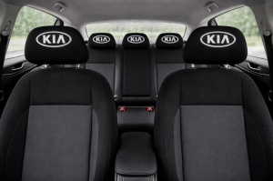 Set 5 huse tetiere negre, pentru gama auto KIA - Img 3