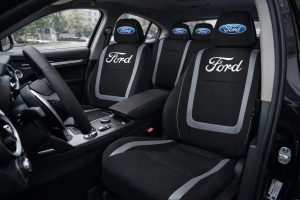 Set Huse Scaune Universale Compatibile cu Ford– Negru/Gri - Img 2