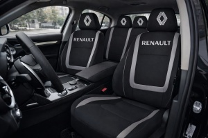 Set Huse Scaune Universale Compatibile cu Renault Nou – Negru/Gri - Img 2