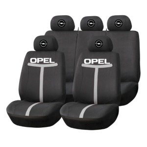 Set Huse Scaune Universale HLX1 Compatibile cu Opel – Negru/Gri