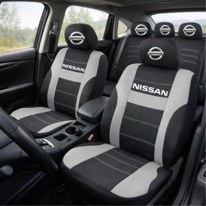 Set Huse Scaune Universale HLX2 Compatibile cu Nissan – Negru/Gri - Img 2