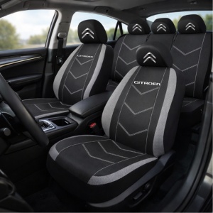 Set Huse Scaune Universale HLX3 Compatibile cu Citroen – Negru/Gri - Img 2