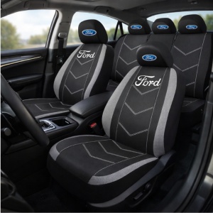 Set Huse Scaune Universale HLX3 Compatibile cu Ford – Negru/Gri - Img 2