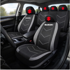 Set Huse Scaune Universale HLX3 Compatibile cu Suzuki – Negru/Gri - Img 2