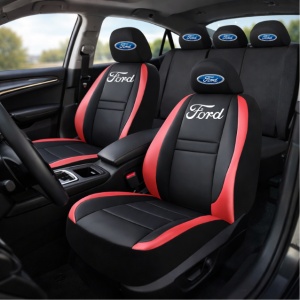 Set Huse Scaune Universale HLX5 Compatibile cu Ford – Negru/Rosu - Img 2