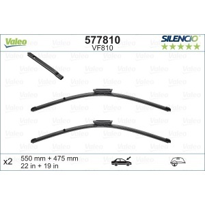 Set Stergatoare Valeo Silencio X.Trm 550/475 Mm Vf810 - Img 3