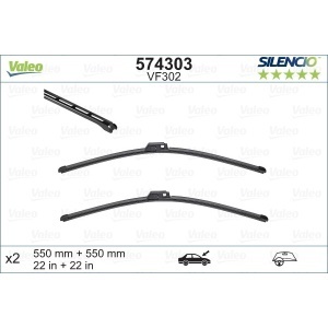 Set Stergatoare Valeo Silencio X.Trm 550/550 Mm Vf302 - Img 3