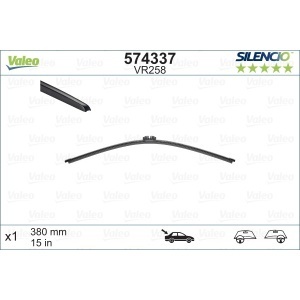Stergator Luneta Valeo Silencio Flat 380 Mm Vr258 - Img 3