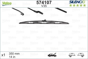 Stergator Valeo Silencio Conventional Standard 350 Mm V35