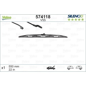 Stergator Valeo Silencio Conventional Standard 550 Mm V55 - Img 3