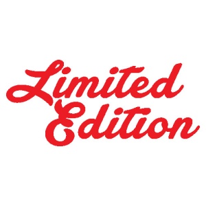Sticker auto ''Limited edition'', rosu