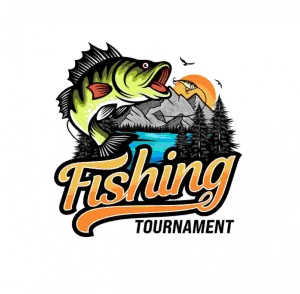 Sticker Fishing Tournament 15 cm, Creative Rey®
