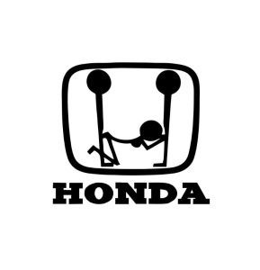 Sticker Honda Lego 12x11.5 cm, Creative Rey®