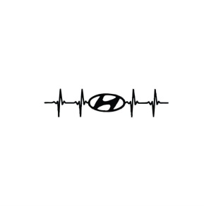 Sticker Hyundai Cardio 15x4.5 cm, Creative Rey®