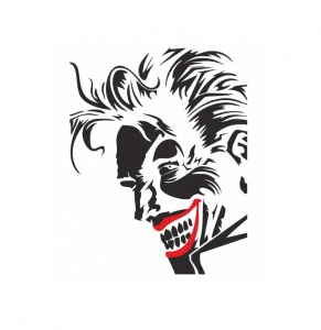 Sticker Joker 15x10 cm, Creative Rey®