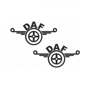 Sticker Set Daf 20 cm, Creative Rey®