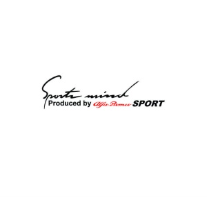 Sticker Sportmind Alfa Romeo 22x6 cm, Creative Rey®