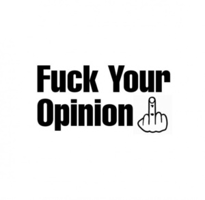 Sticker Your Opinion 15cm, Creative Rey®