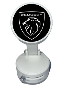 Suport Magnetic ALB cu Ventuza si Brat Reglabil Pentru PEUGEOT NOU