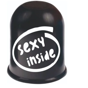 Capac protectie carlig pentru remorca auto, plastic, Sexy inside - Img 2