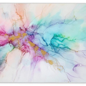 Mousepad Abstract multicolor 22 x 18 cm - Img 2