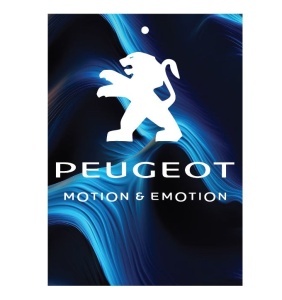 Odorizant auto Peugeot 7,5x10 cm, Guma Turbo, Creative Rey® - Img 2