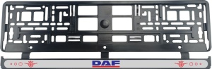 Set 2 bucati, suport numar inmatriculare DAF II