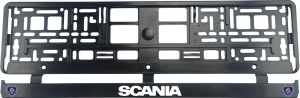 Set 2 bucati, suport numar inmatriculare, Scania