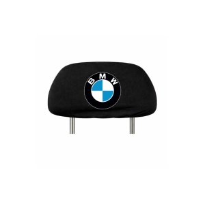 Set 2 huse tetiere negre, pentru gama auto BMW - Img 2