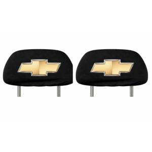 Set 2 huse tetiere negre, pentru gama auto CHEVROLET