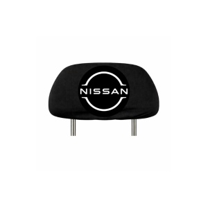 Set 2 huse tetiere negre, pentru gama auto NISSAN NOU - Img 2