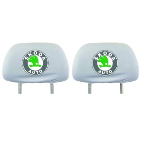 Set 2 huse tetiere , pentru gama auto Skoda - Img 4