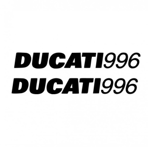 Set 2 Stickere Ducati 996 15 cm, Creative Rey®