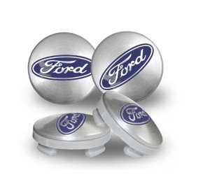 Set 4 Capace aliaj Ford 54mm, GRI - Img 5