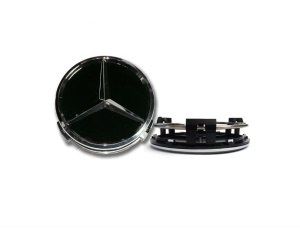 Set 4 Capace Jante Aliaj Mercedes-Benz 75mm, Negre - Img 5