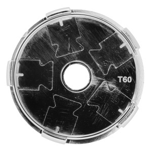 Set 4 Capace Jante Aliaj Pentru FORD, 56mm Interior 60 mm Exterior, Argintiu-Albastru - Img 8