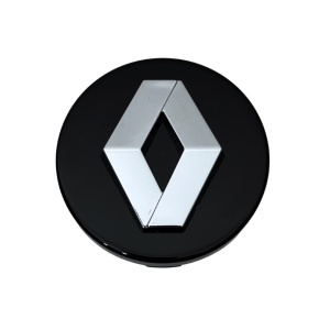 Set 4 Capace Jante aliaj Renault 57mm – 60mm, Negru - Img 3