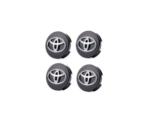 Set 4 Capace Jante Aliaj Toyota 62MM, Negru - Img 6