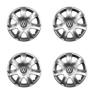 Set 4 Capace Roti 14 inchi (R14) Compatibile Cu Volkswagen, model - 223 - Img 2