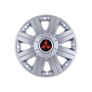 Set 4 capace roti 14 inchi (R14) Cosmos Gri, Compatibil Cu Mitsubishi - Img 3