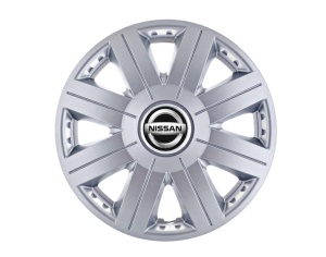 Set 4 capace roti 14 inchi (R14) Cosmos Gri, Compatibil Cu Nissan