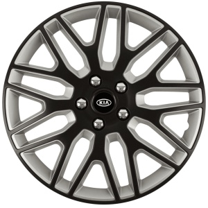 Set 4 Capace Roti 14 inchi (R14) Dakar Negru-Gri, Compatibile Cu Kia