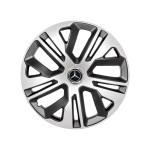 Set 4 Capace Roti 14 Inchi (R14) Raven Gri-Negru, Compatibile Cu Mercedes - Img 2