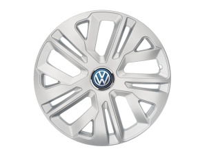 Set 4 capace roti 14``Raven Gri, Compatibile cu Volkswagen - Img 1