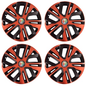 Set 4 Capace Roti 15 inch (R15), Raven Cupru-Negru Compatibil Cu Alfa Romeo - Img 2