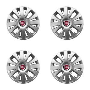 Set 4 Capace Roti 15 inchi (R15) Compatibile Cu FIAT model - 324 - Img 2