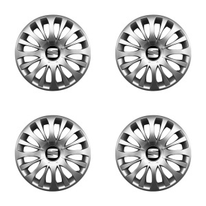 Set 4 Capace Roti 15 inchi (R15) Compatibile Cu SEAT model - 329 - Img 2